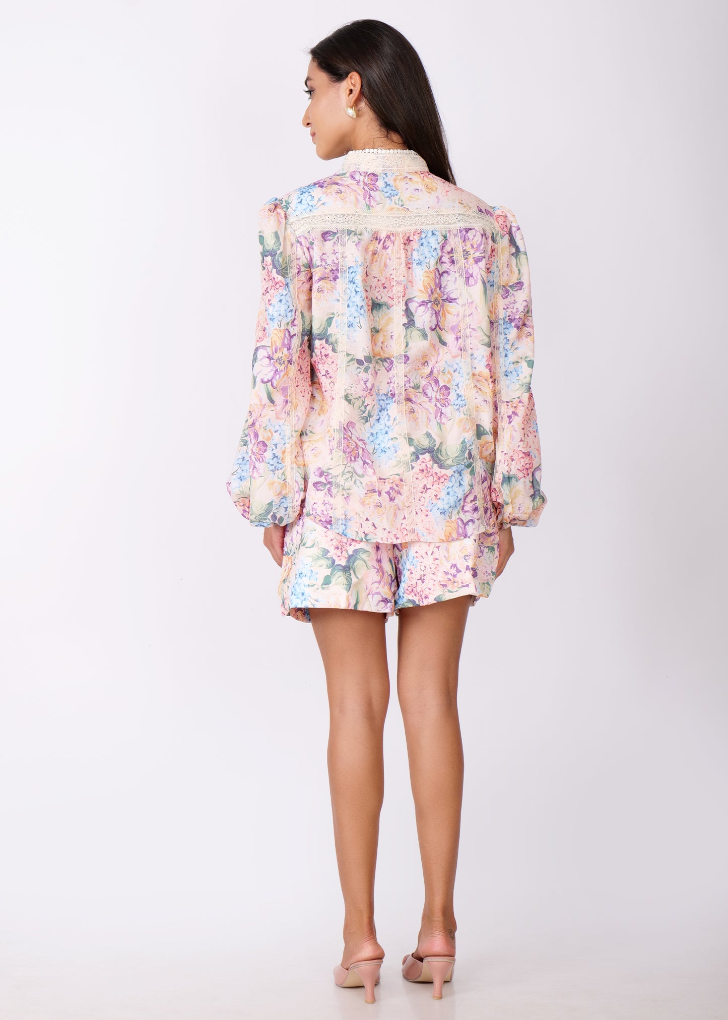 Pastel Floral Print Co-Ords Set