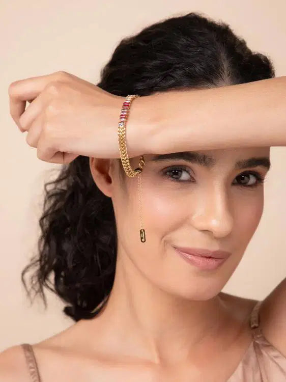 CHAIN CRYSTAL BRACELET