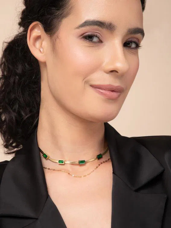 Green Doublechain Necklace