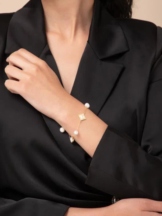 Pearl Chain Bracelet