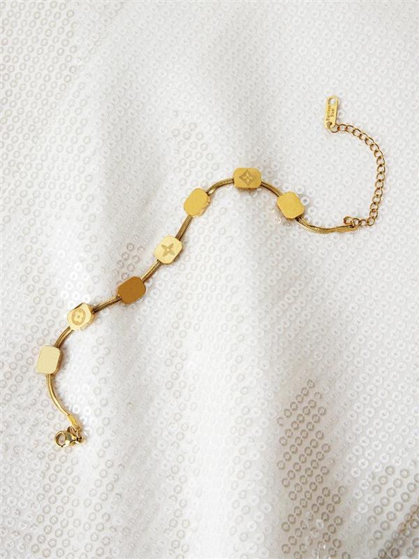 Golden Harmony Symbol Bracelet