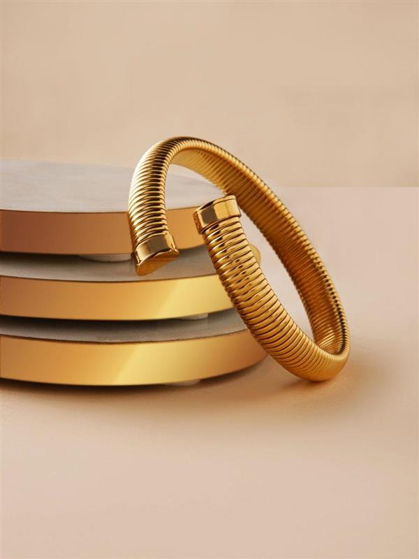 Majestic Spiral Open Bangle